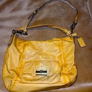 Yellow Coach Bag